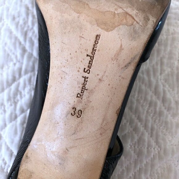 Rupert Sanderson Condor Black Open Side Shoe Boots - Picture 11 of 12